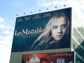 Giant Les Miserables film billboard